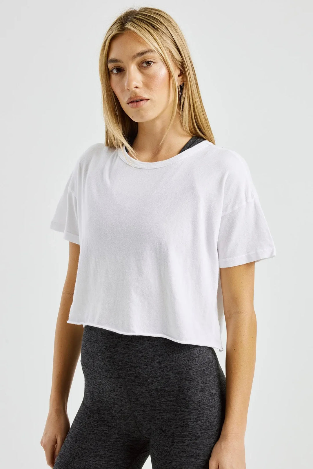 Crop Tee - White