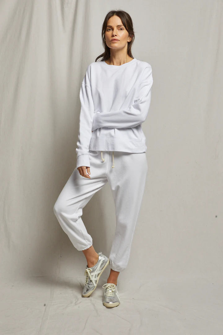 Johnny Sweatpant - White