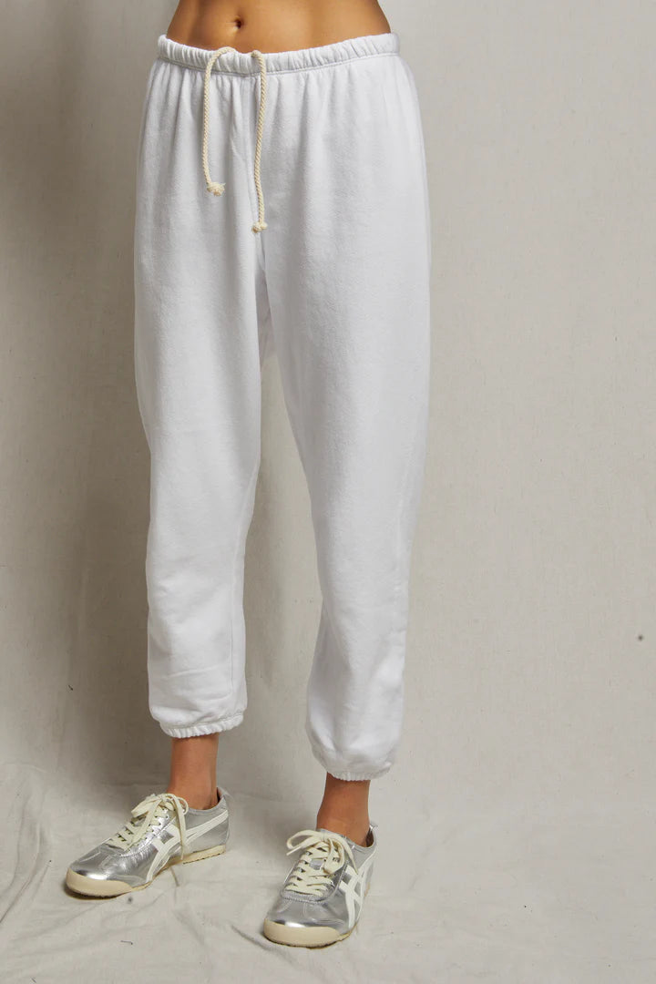 Johnny Sweatpant - White