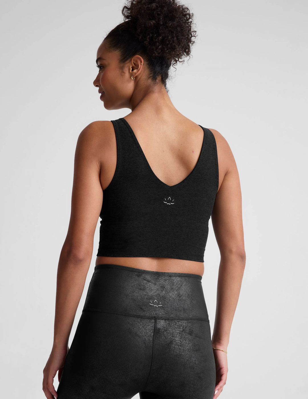 Spacedye Good Day Cropped Tank - Darkest Night