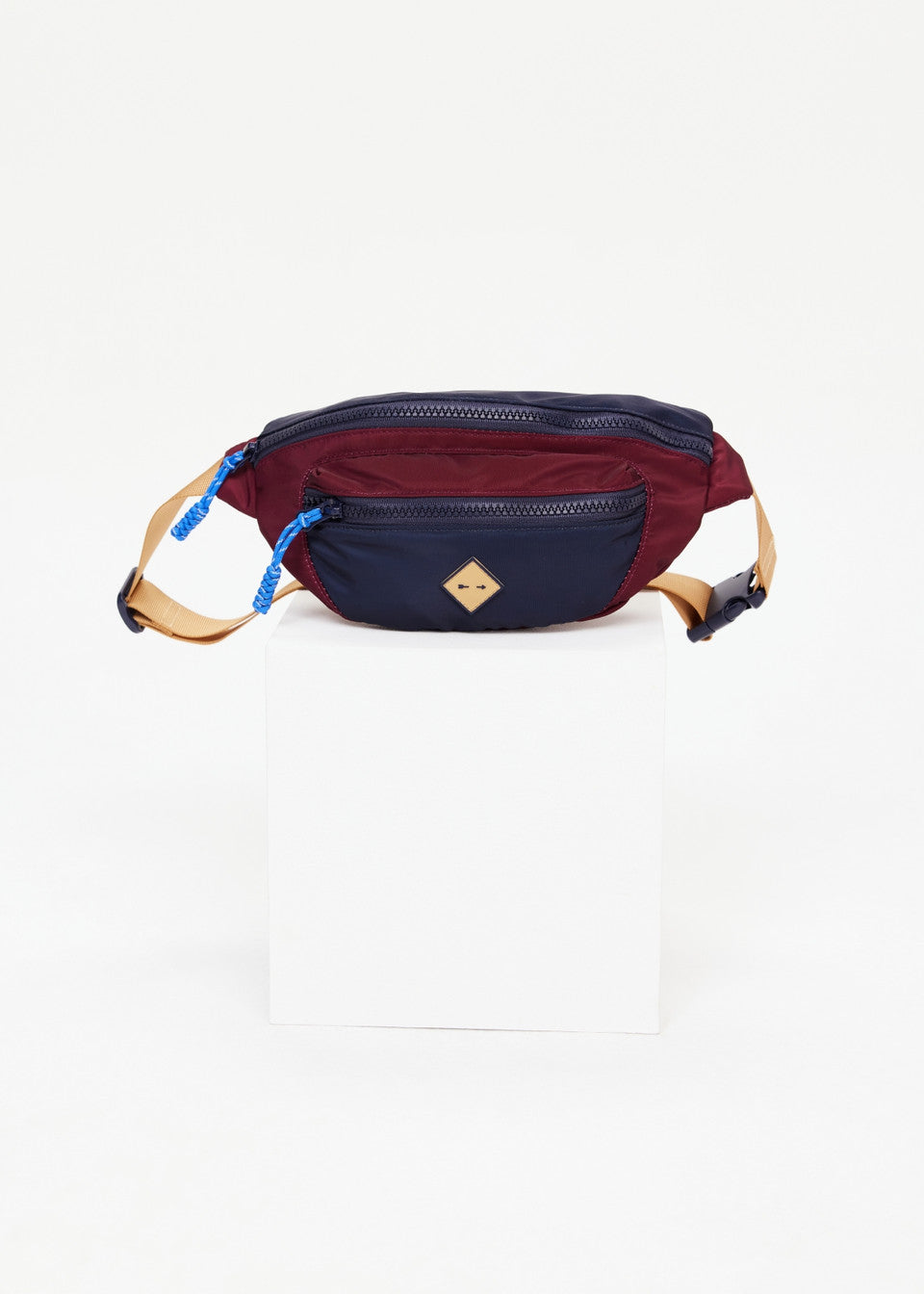 Trail Color Block Bumbag - Bordeaux
