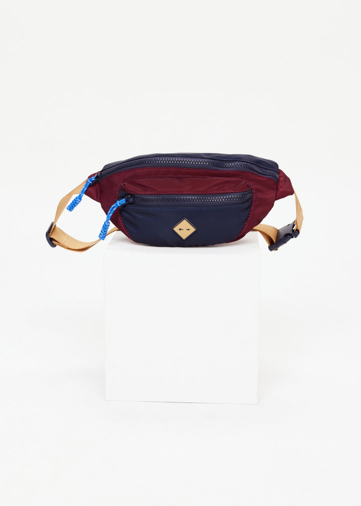 Trail Color Block Bumbag - Bordeaux