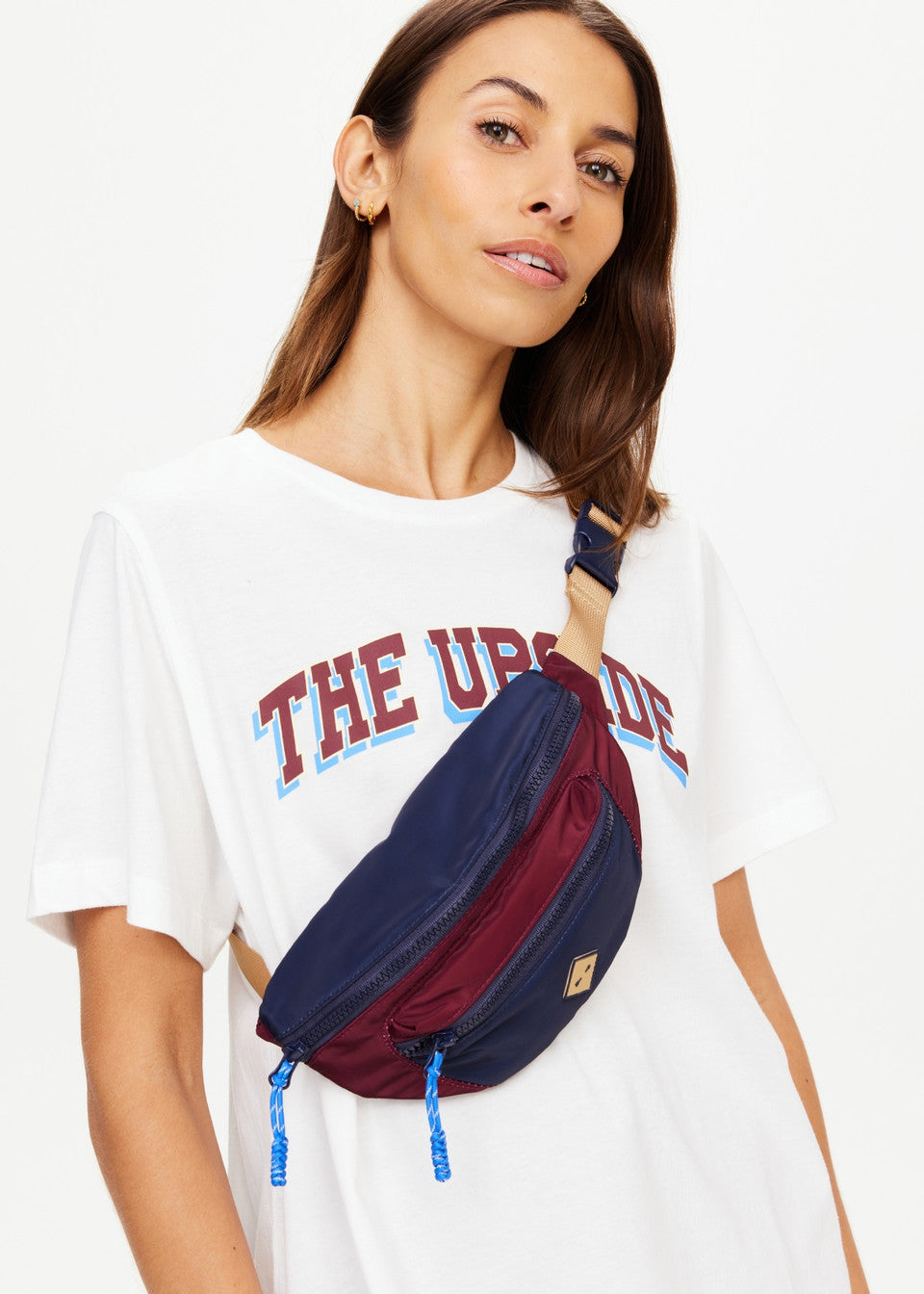 Trail Color Block Bumbag - Bordeaux