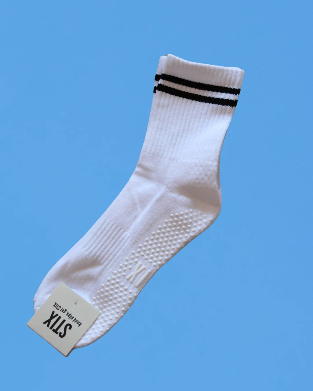 Tube Grip Socks - White/White