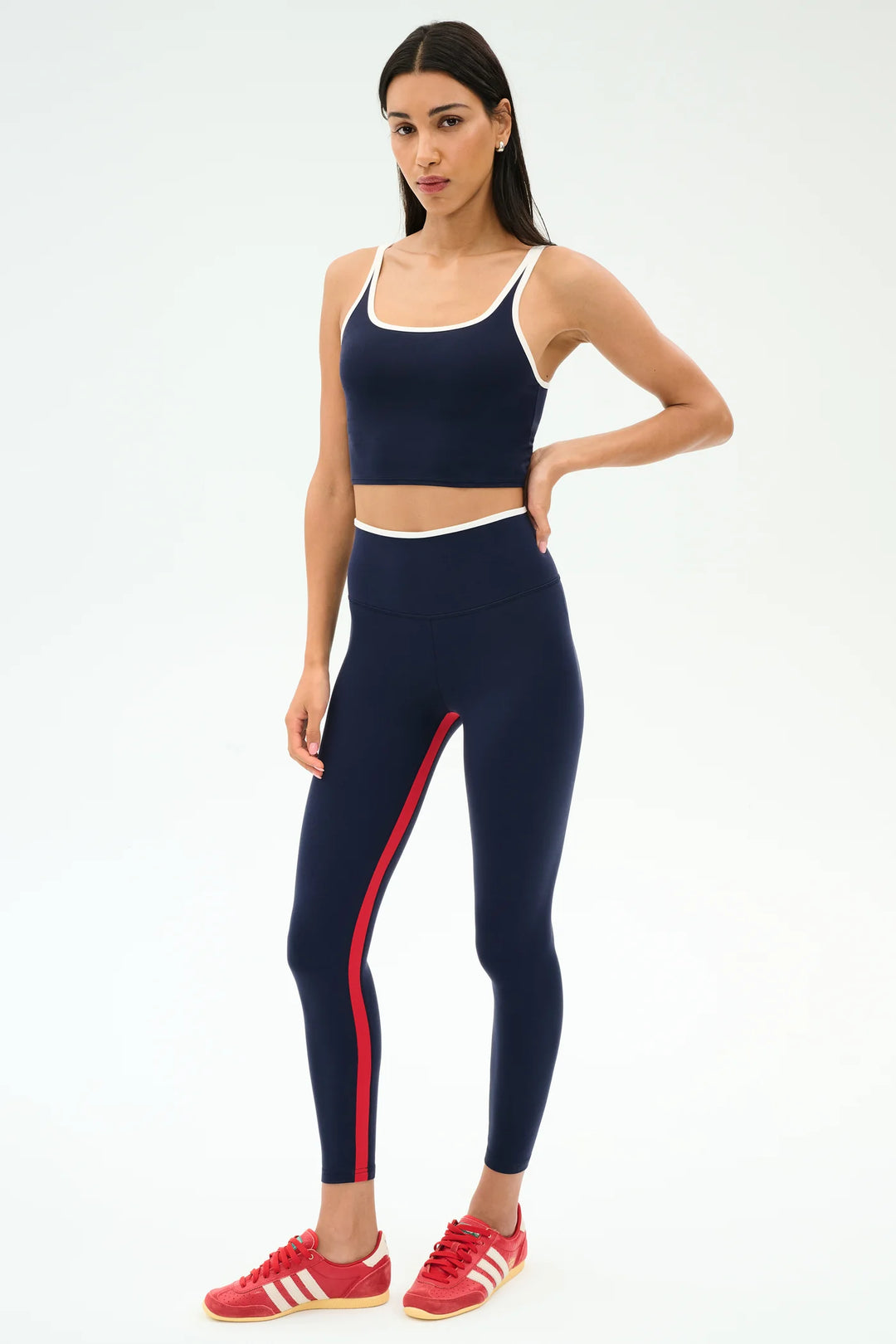 Easton Rigor High Waist 7/8 Legging - Indigo/White