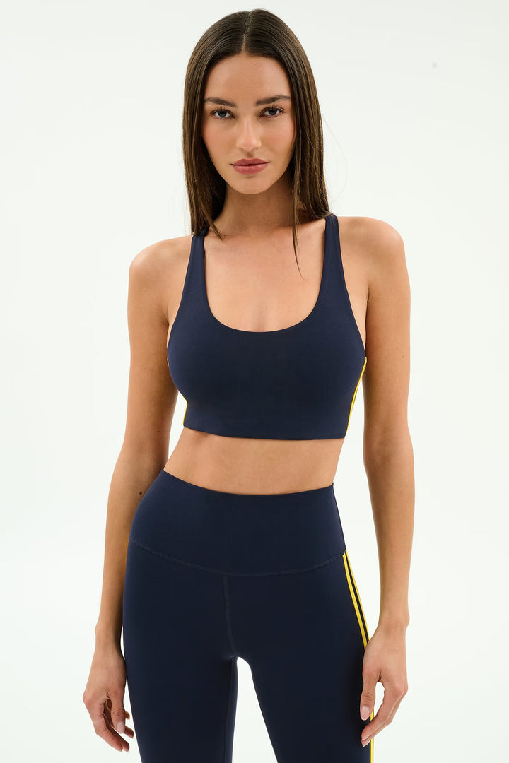 Ella Airweight Bra - Indigo/Bright Yellow