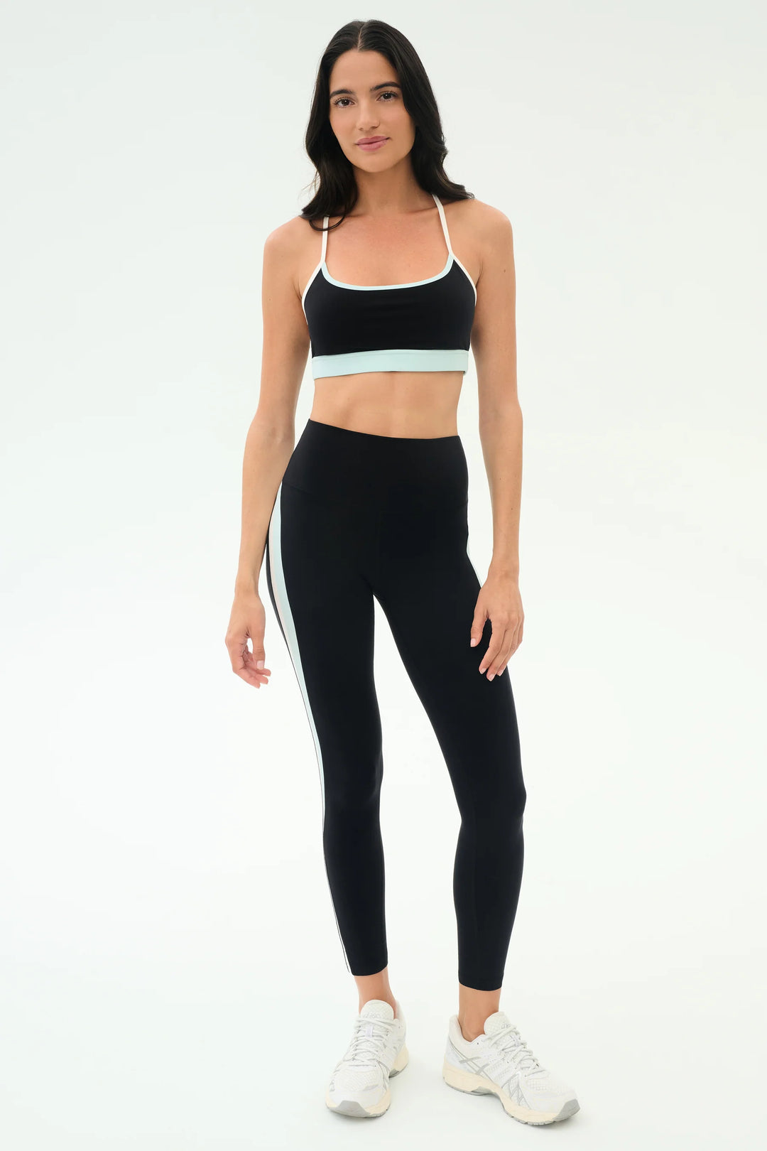 Emerson Airweight High Waist Legging - Black/Ice