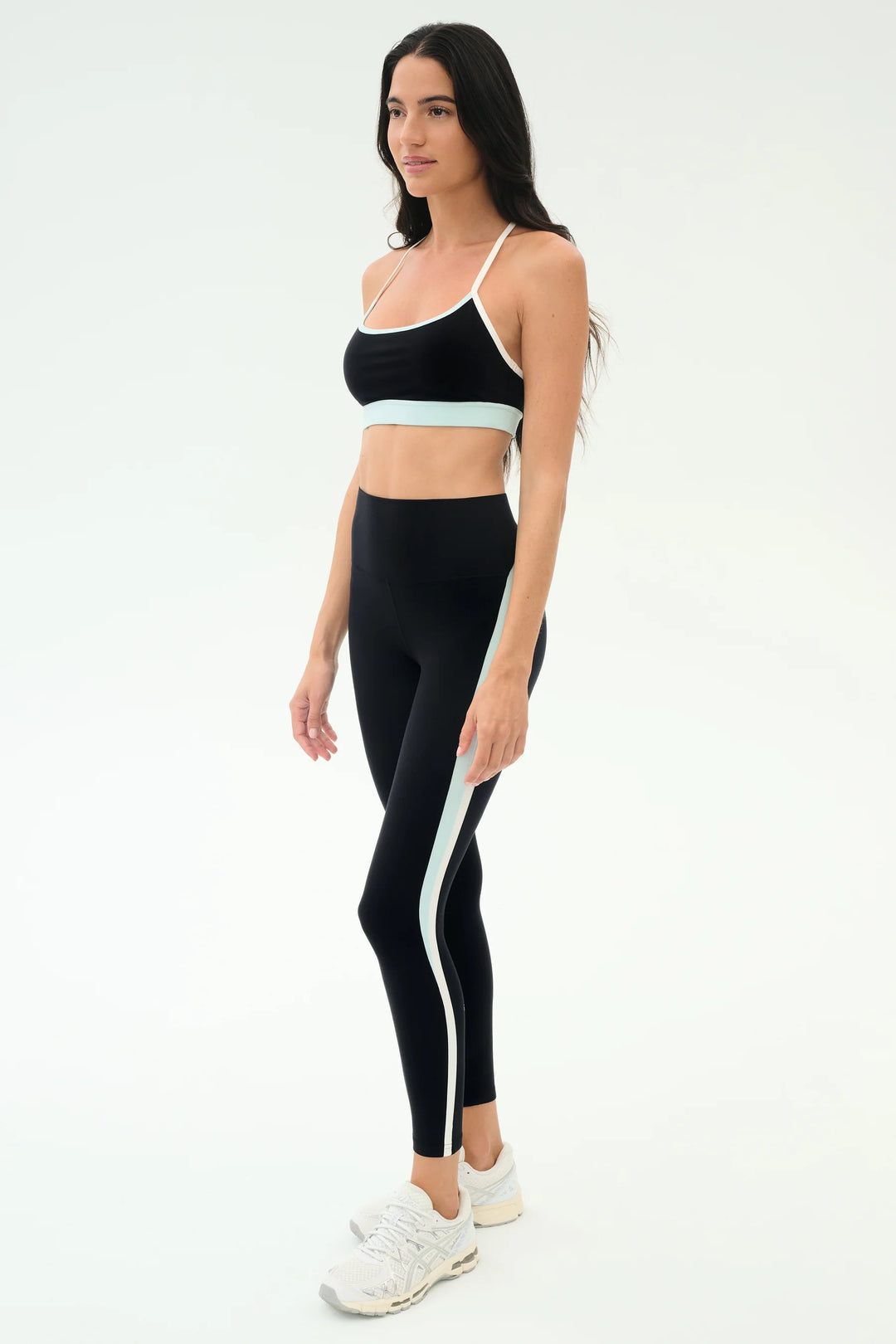 Emerson Airweight High Waist Legging - Black/Ice
