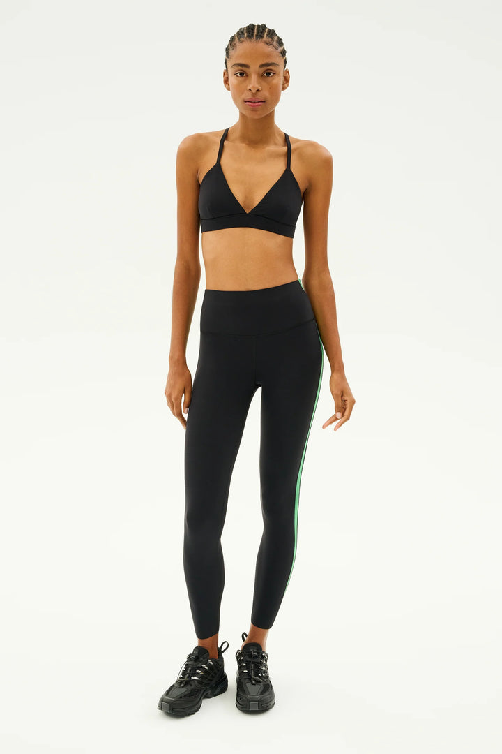 Clare High Waist Rigor 7/8 - Black/Grass