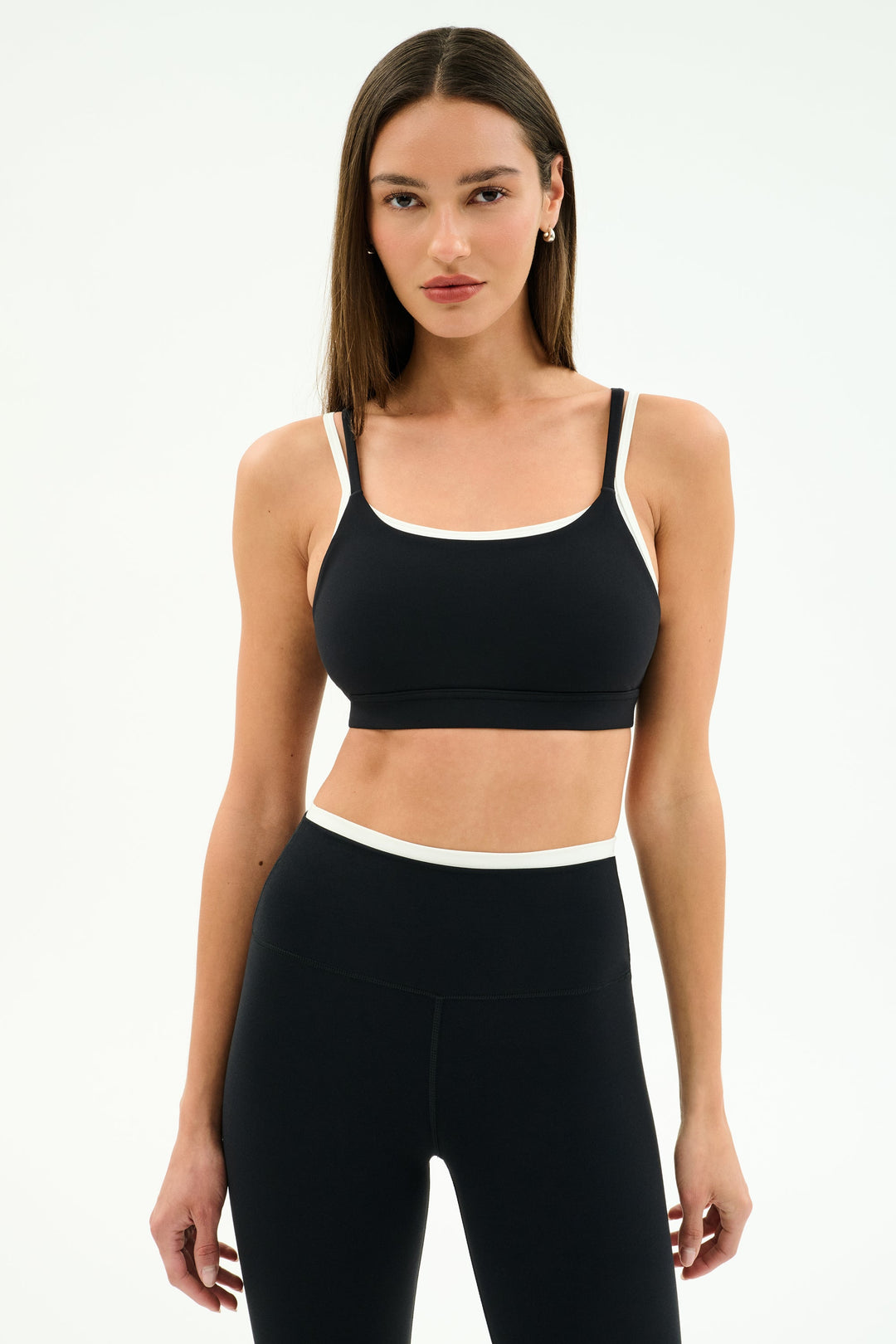 Elliah Airweight Double Layer Bra - Black/White