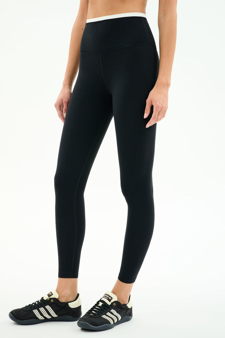 Dual High Waist Airweight 7/8 - Black/White