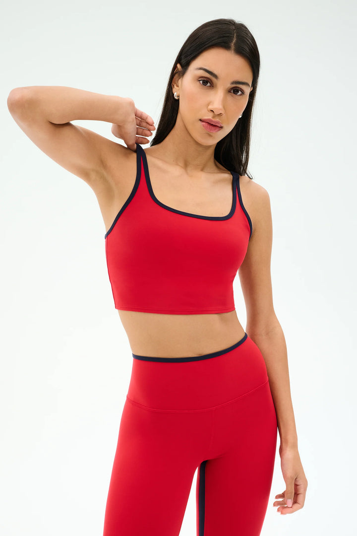 Cait Rigor Bralette - Pirate Red/Indigo