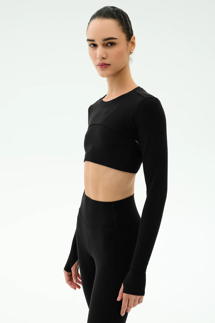 Amelia Airweight Lite Shrug - Black