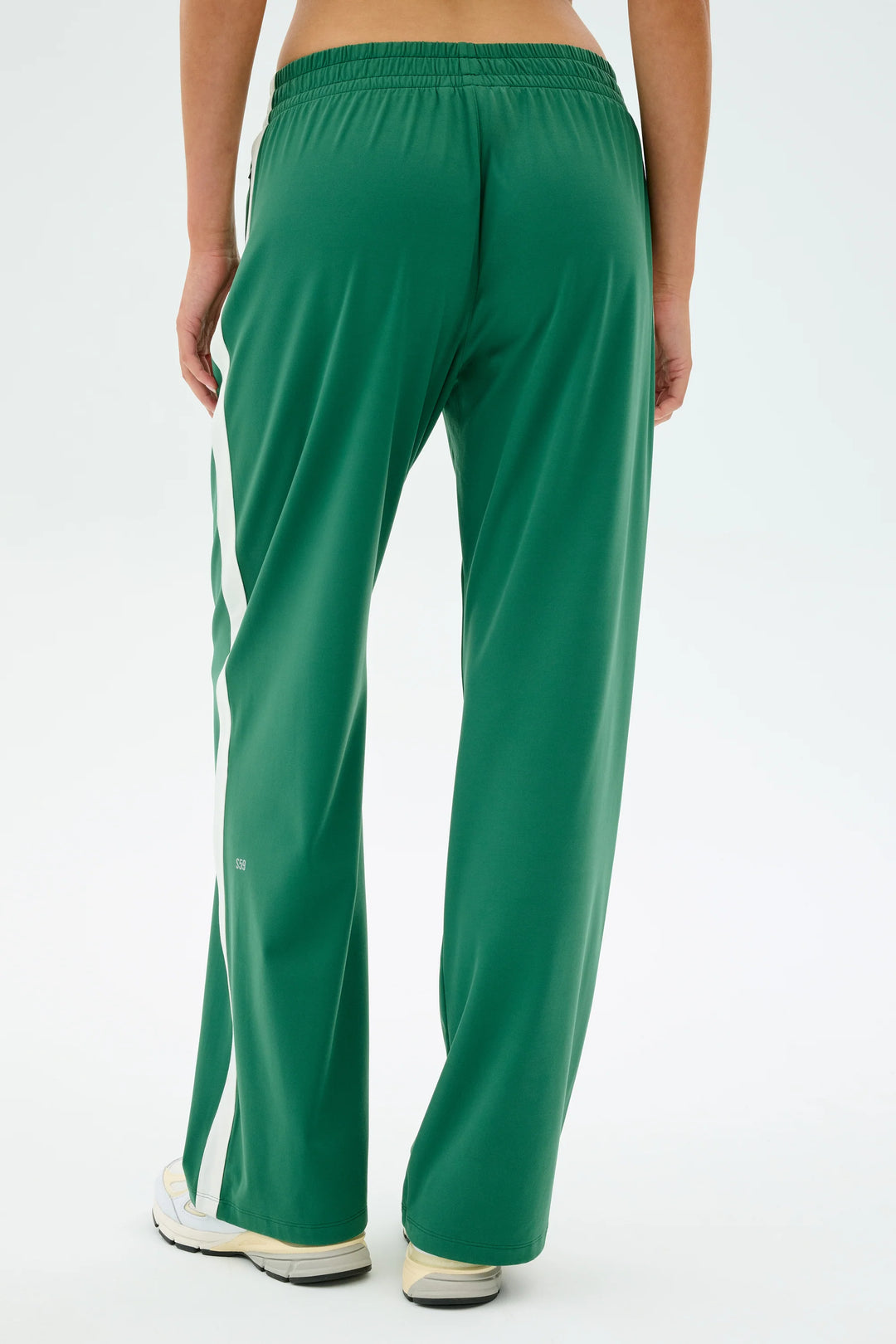 Maxie Rigor Track Pant - Arugula/White