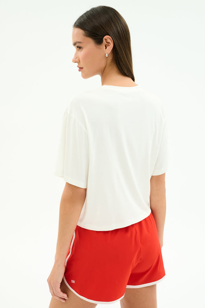Djuna Oversized Jersey Tee - White