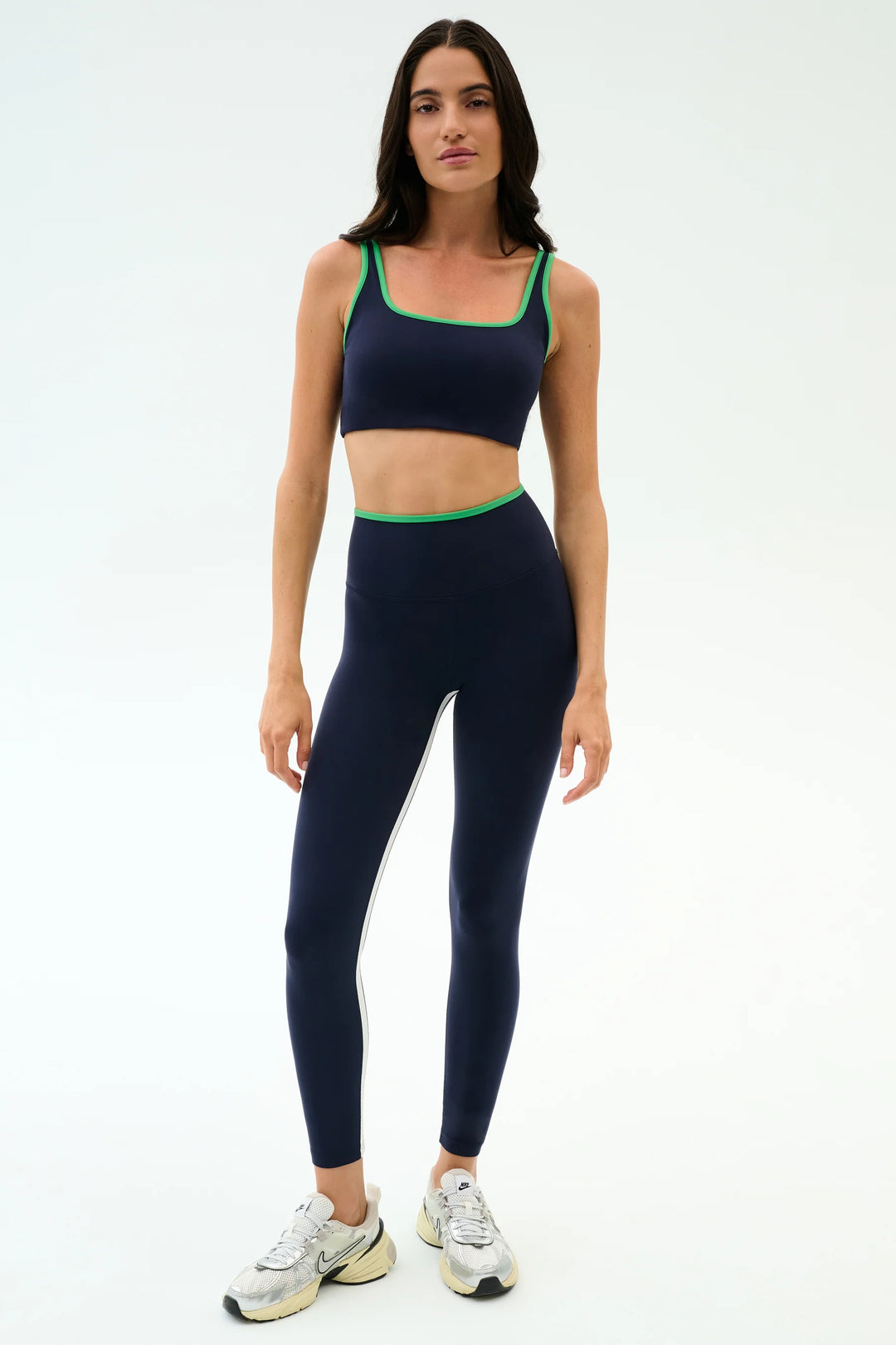 Easton Rigor High Waist 7/8 Legging - Indigo/Grass