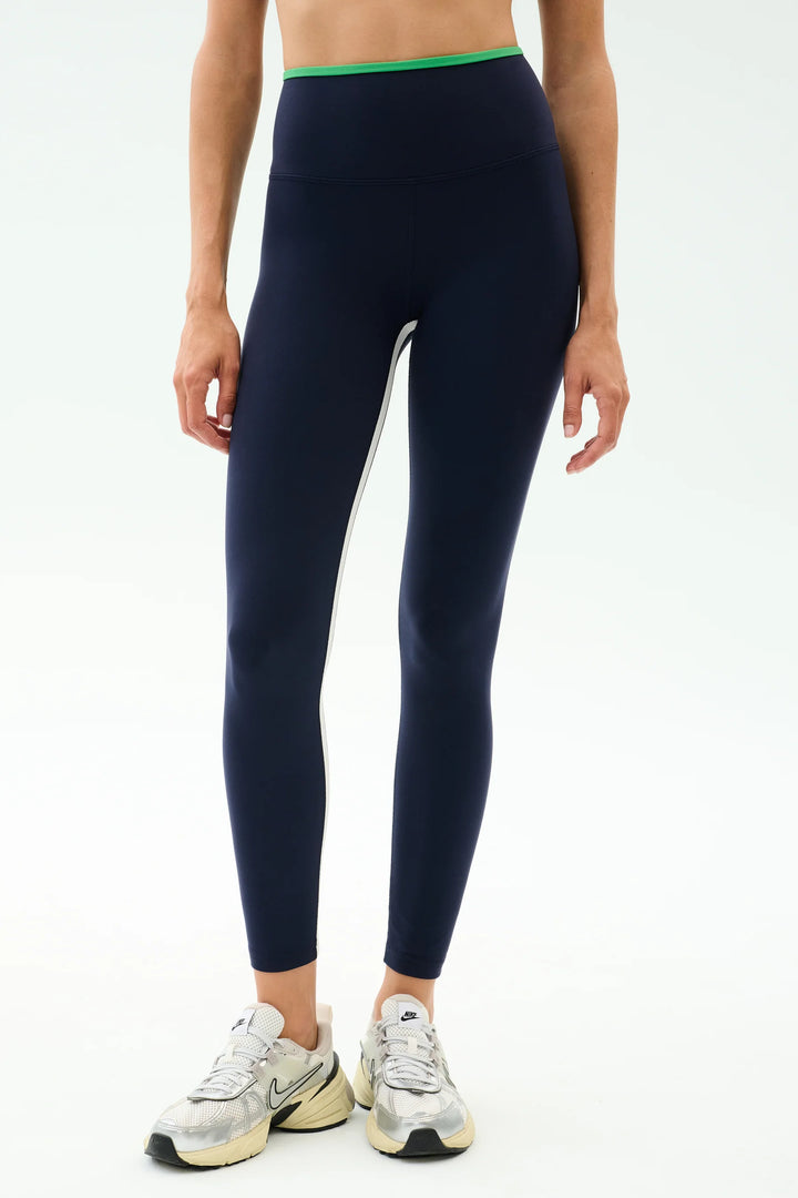 Easton Rigor High Waist 7/8 Legging - Indigo/Grass