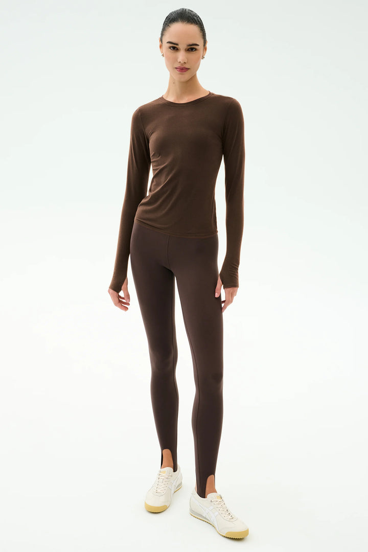 Airweight Lite Long Sleeve Waist Length - Dark Chocolate