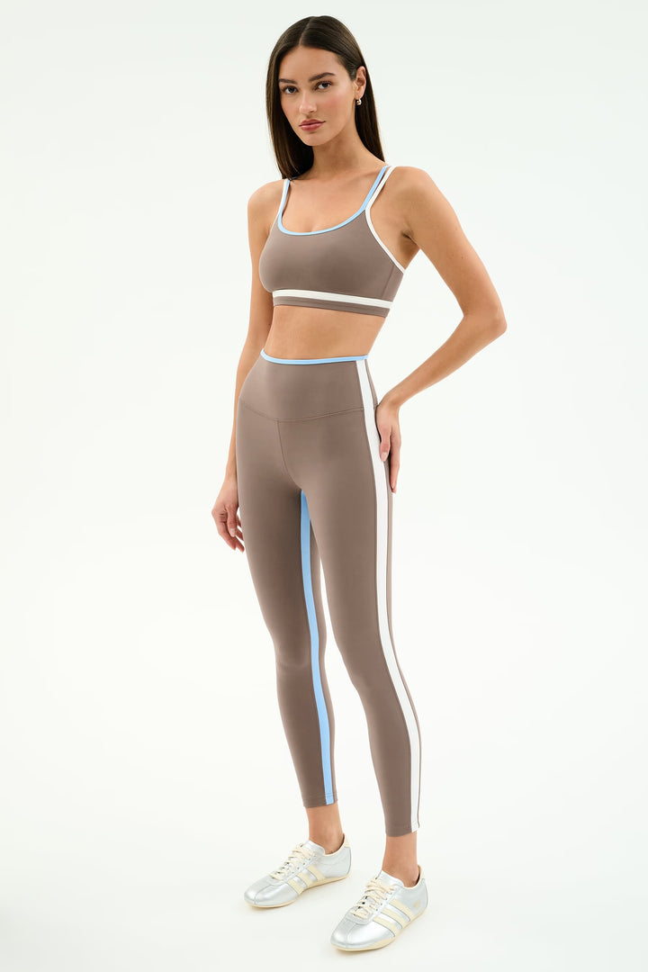 Sam High Waist Rigor 7/8 - Lentil/White
