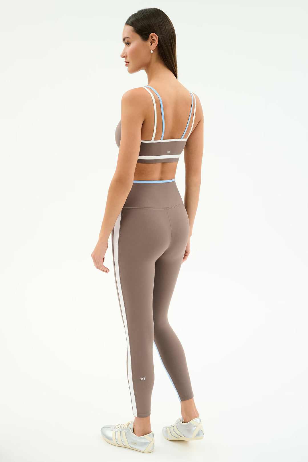 Sam High Waist Rigor 7/8 - Lentil/White