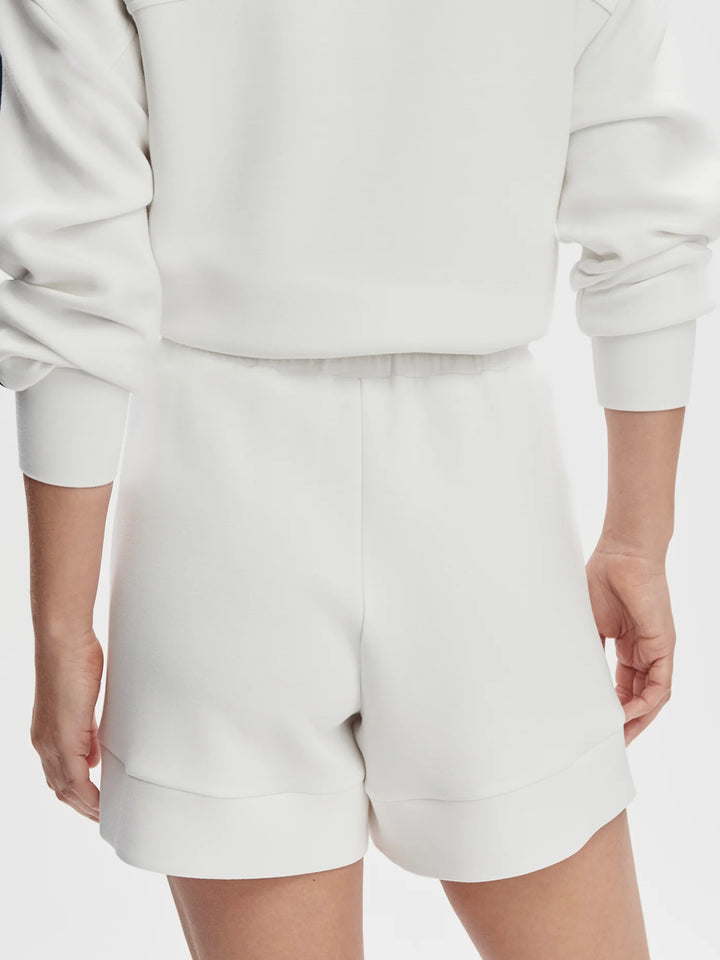 Barnes High Rise Short 4.5" - White/Navy