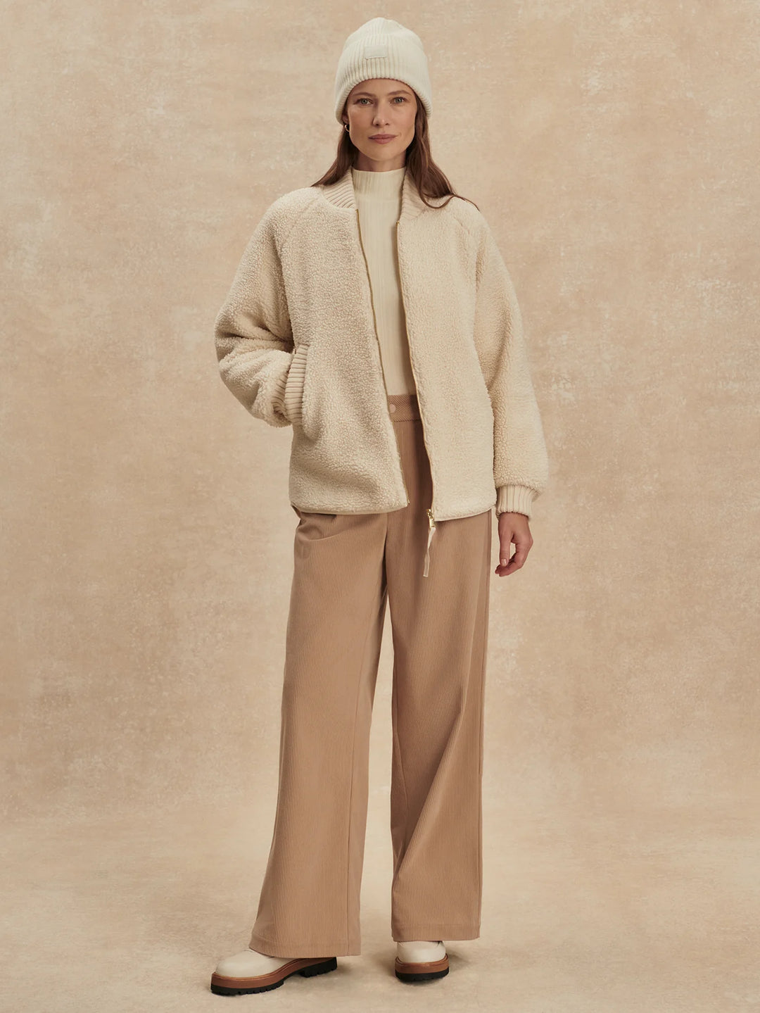 Serina Reversible Quilt Jacket - Sandshell