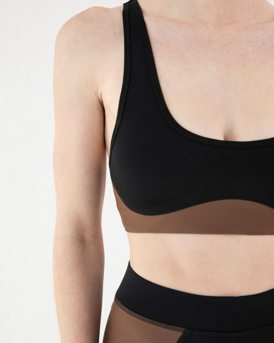 Heartbreaker Sports Bra - Black/Brown