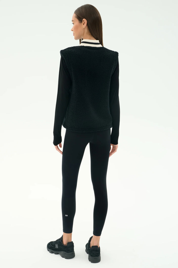 Aster Sherpa Vest - Black