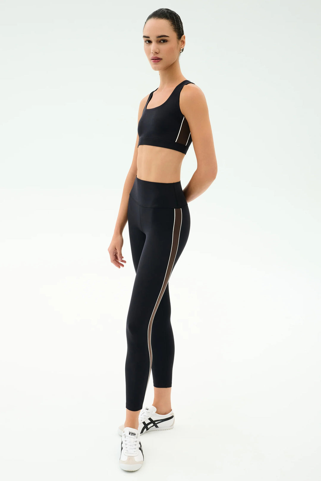 Margot Rigor Legging - Black/Dark Chocolate