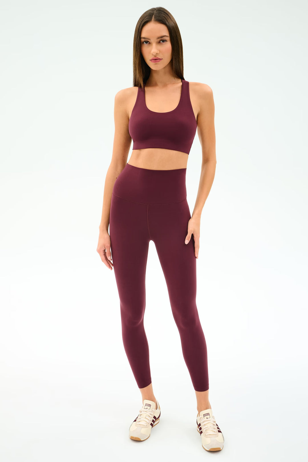 Airweight Super High Waist 7/8 Legging - Dark Cherry