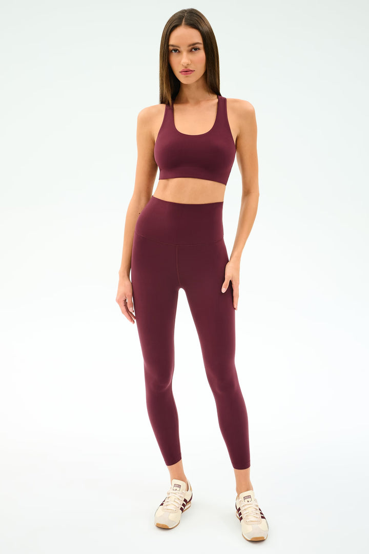 Airweight Super High Waist 7/8 Legging - Dark Cherry