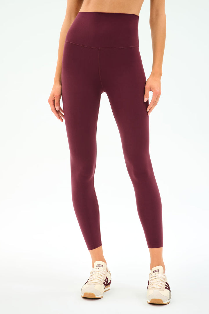 Airweight Super High Waist 7/8 Legging - Dark Cherry