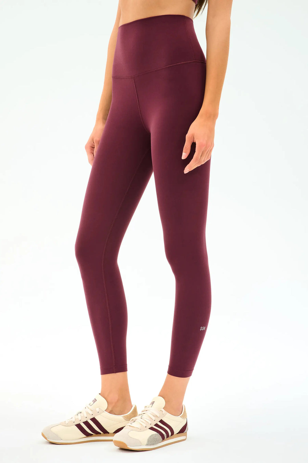 Airweight Super High Waist 7/8 Legging - Dark Cherry