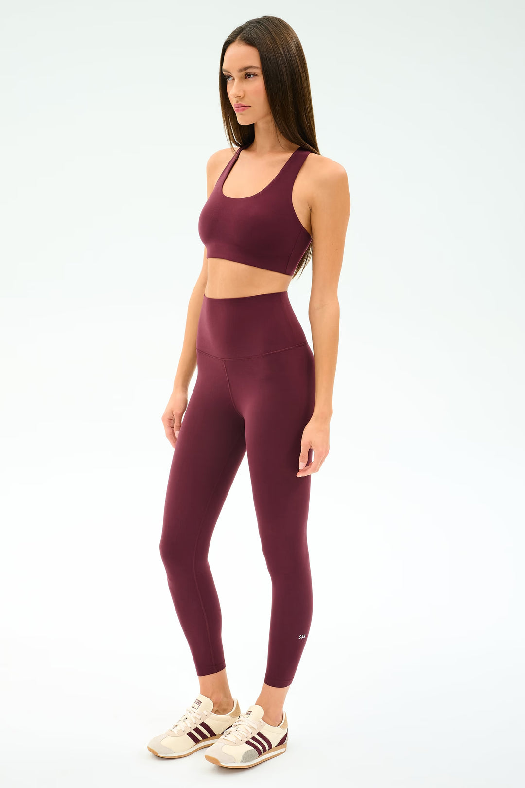 Airweight Super High Waist 7/8 Legging - Dark Cherry