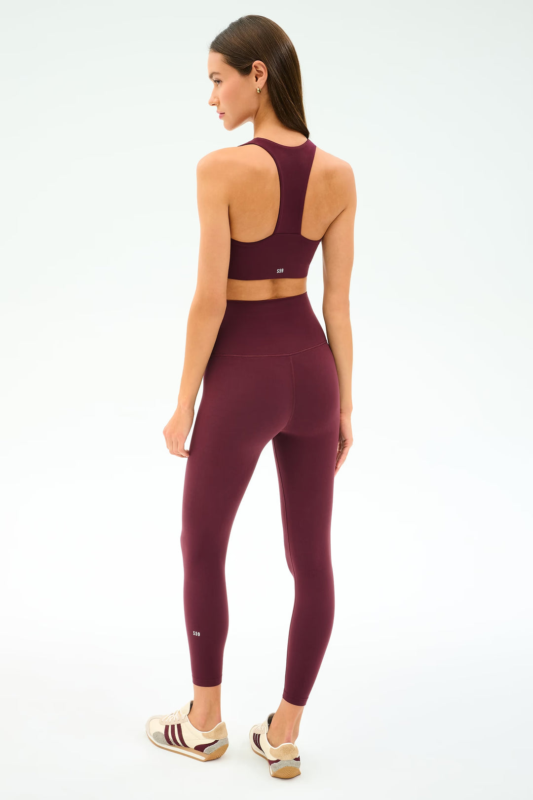 Airweight Super High Waist 7/8 Legging - Dark Cherry