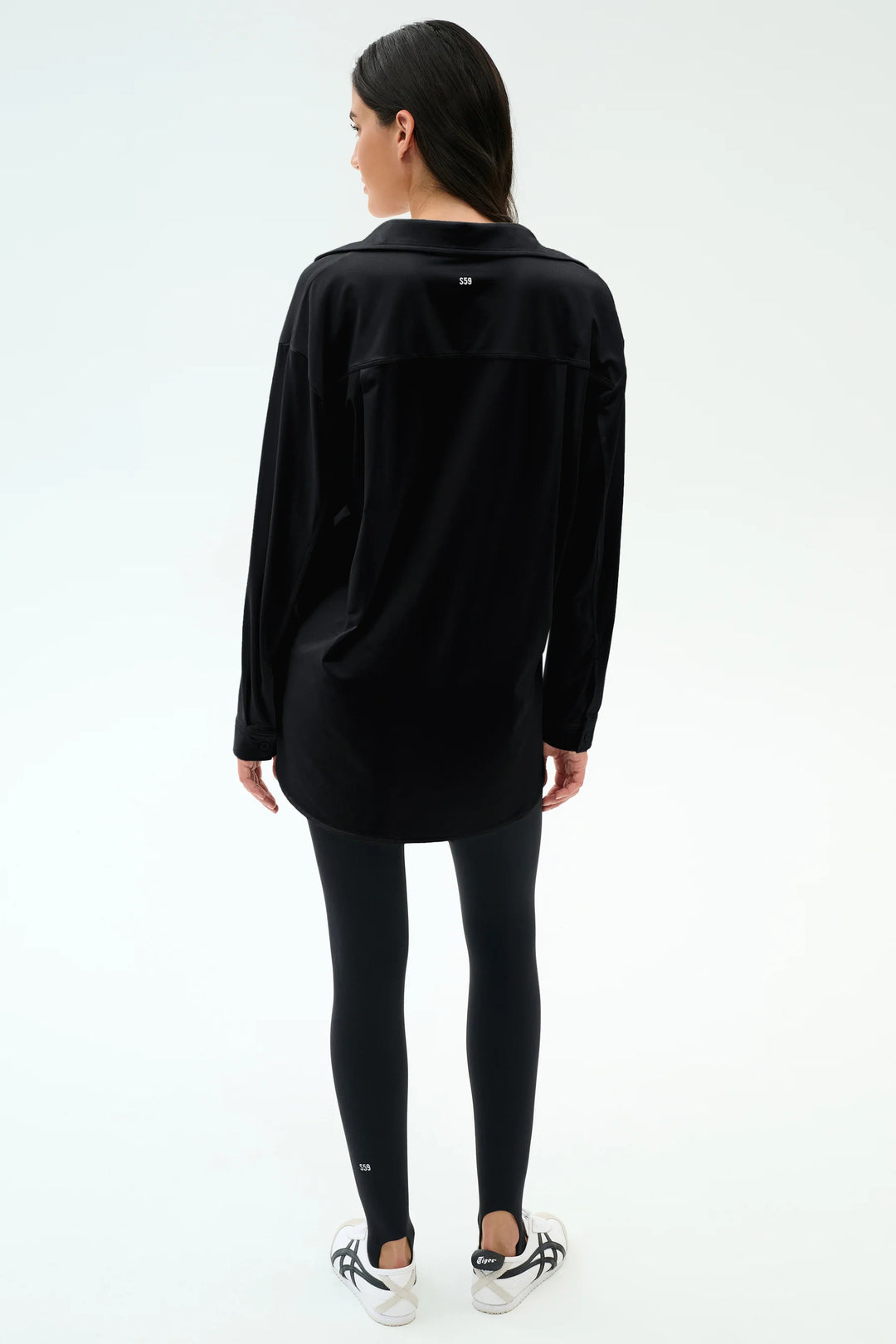 Kate Airweight Lite Button Down - Black