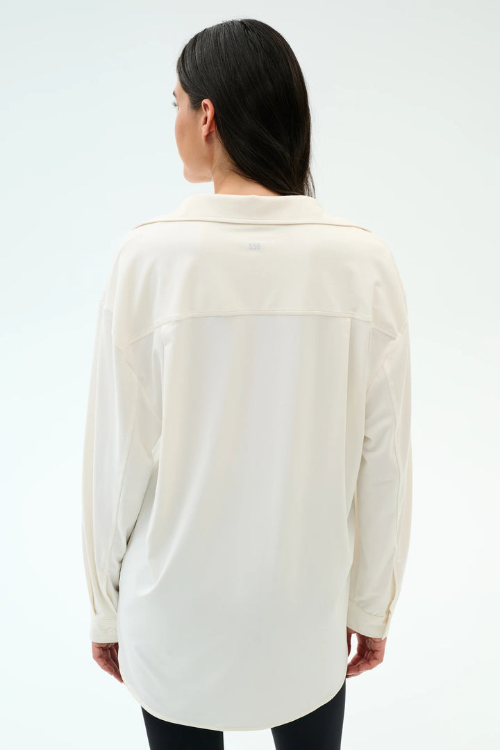 Kate Airweight Lite Button Down - White
