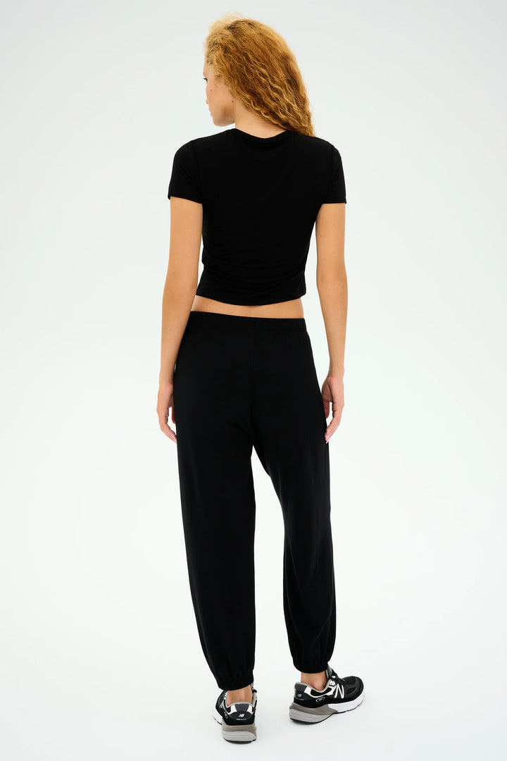 Jennie Jersey Tee - Black