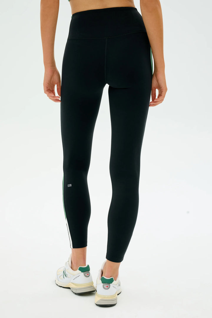 Layla Airweight High Waist 7/8 Legging - Black/Arugula
