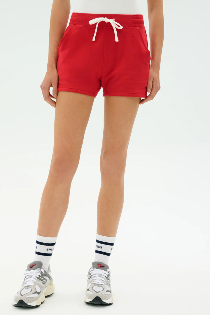 Reena Sweatshort - Pirate Red