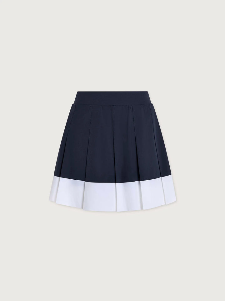 Chase Mid-Rise Skort - Blue Nights/White