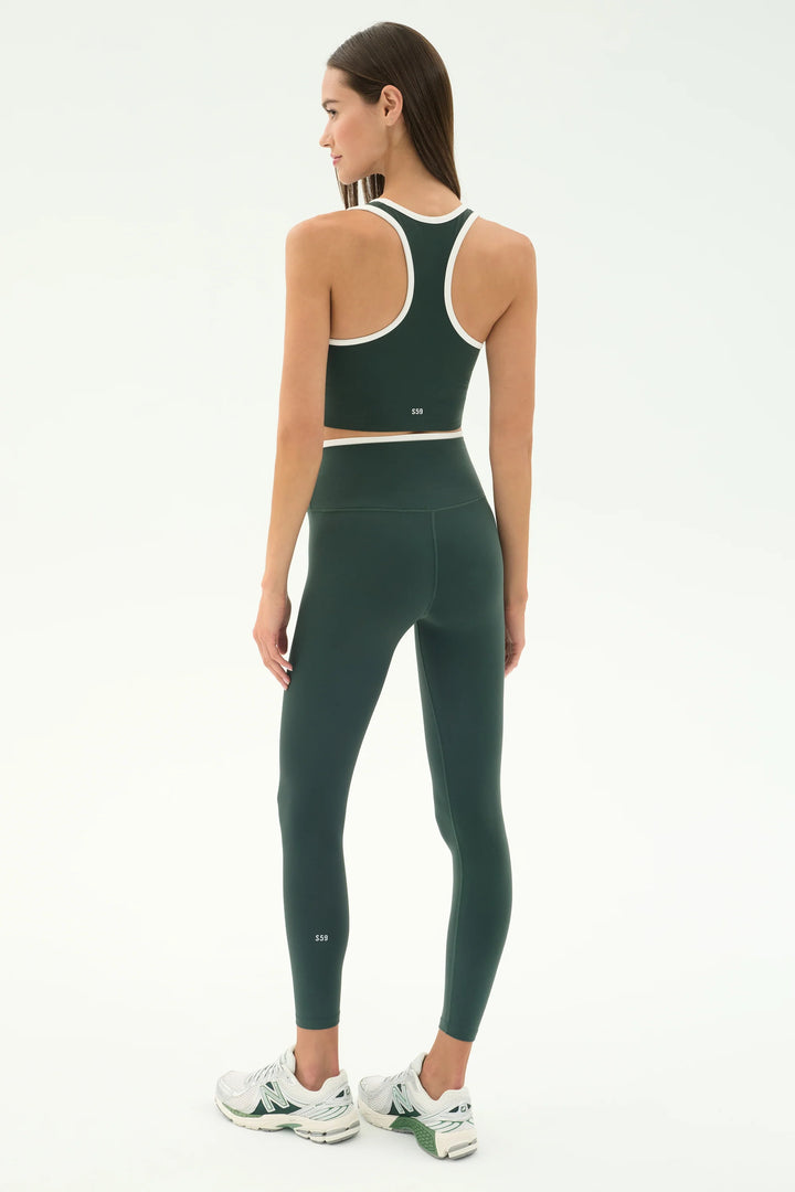 Amber Airweight Bralette - Military/White