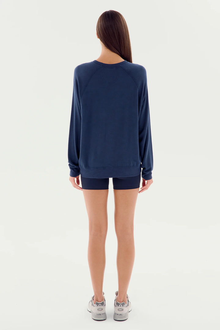 Andie Fleece Sweatshirt - Indigo
