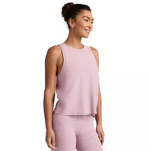 Featherweight Rebalance Tank - Blush Blooms Heather