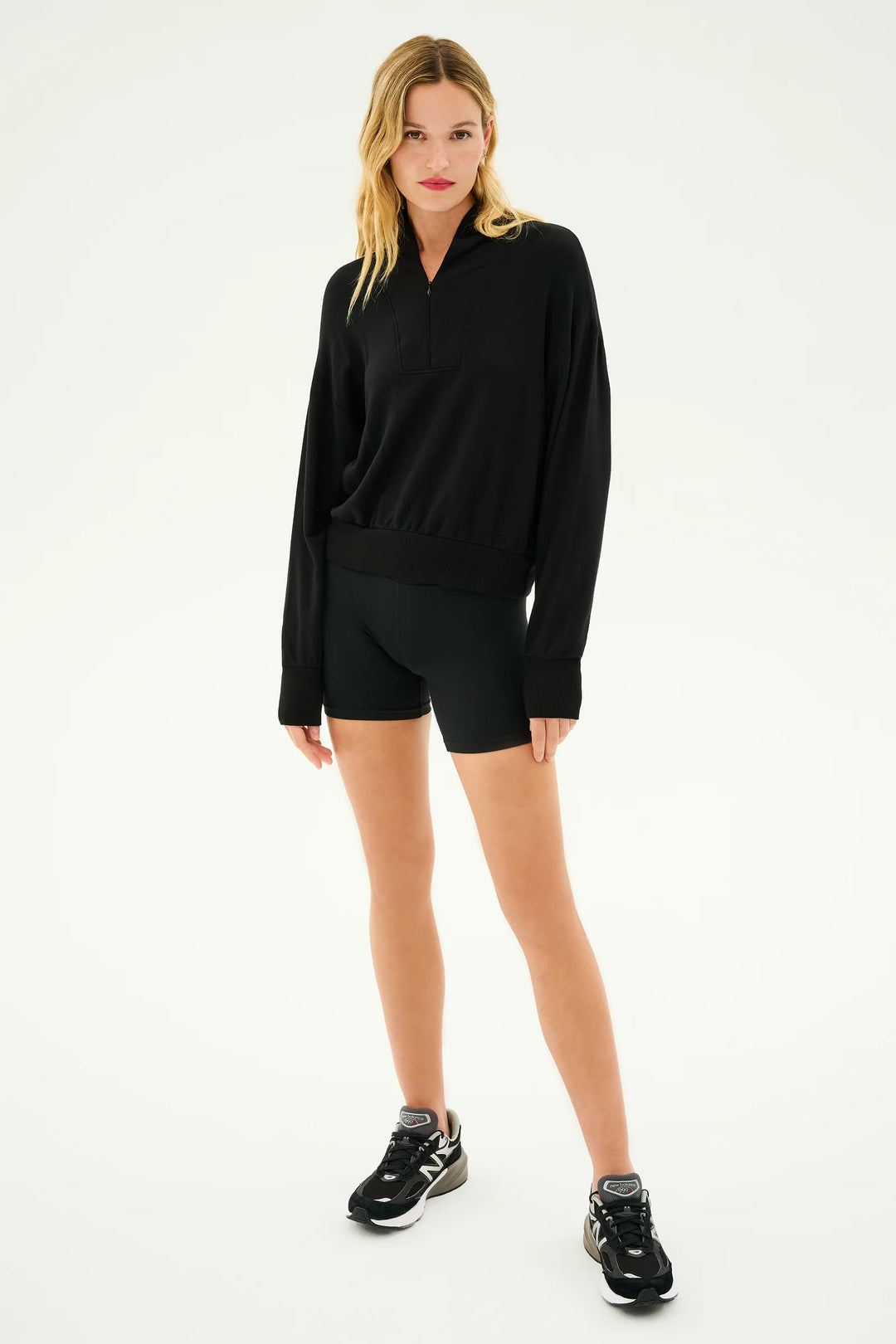 Birdie Half Zip - Black