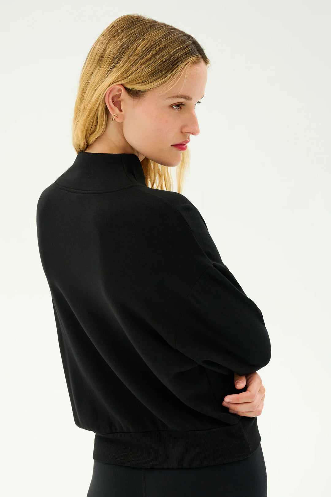 Birdie Half Zip - Black