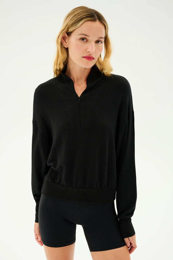 Birdie Half Zip - Black