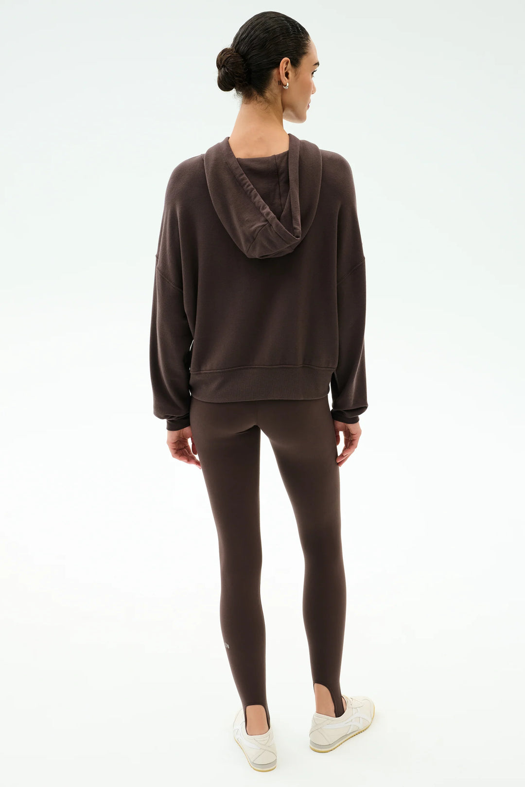 Joey Long Sleeve Hoodie - Dark Chocolate