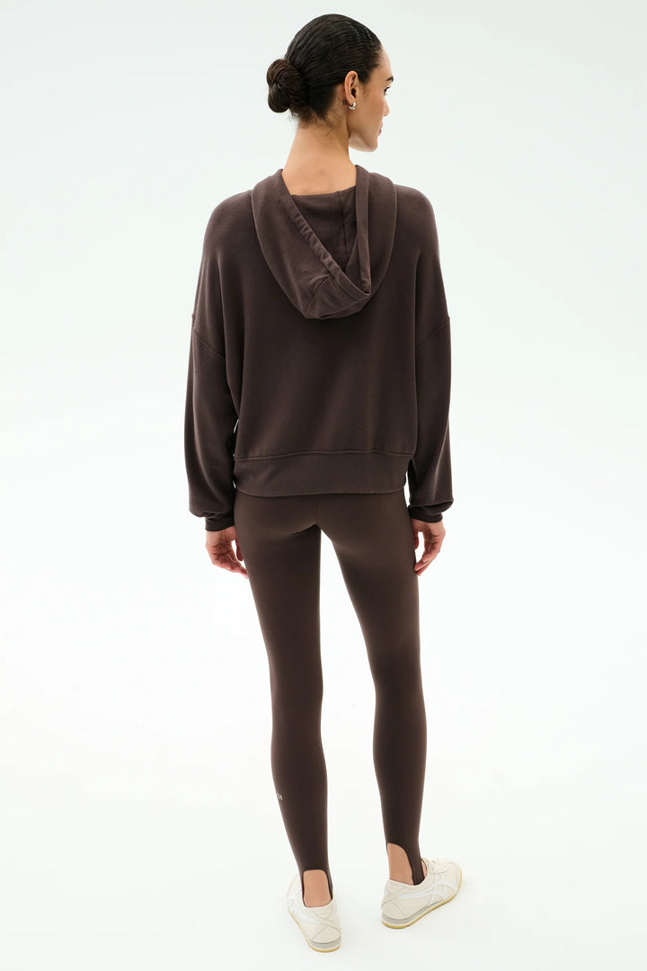 Joey Long Sleeve Hoodie - Dark Chocolate