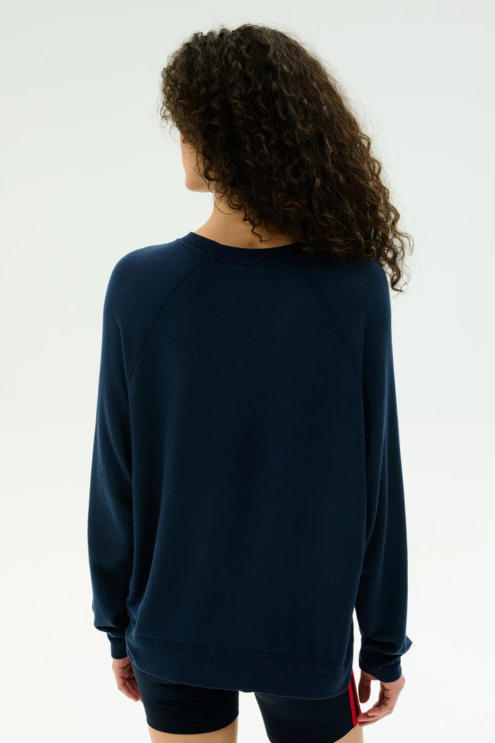 Andie Fleece Sweatshirt - Indigo